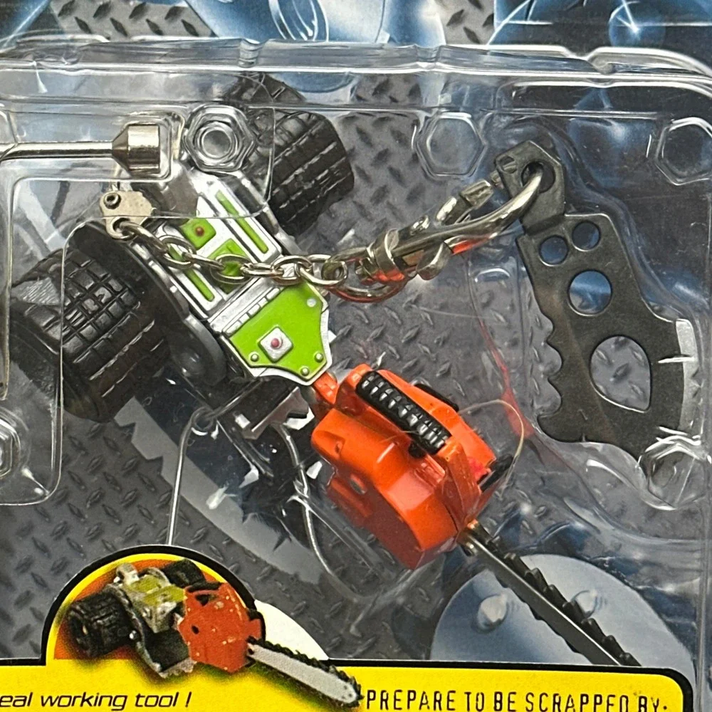 Robo Battles Series 1 Robo-Logger Action Figure A-Ha Toys 2000 Vintage Keychain